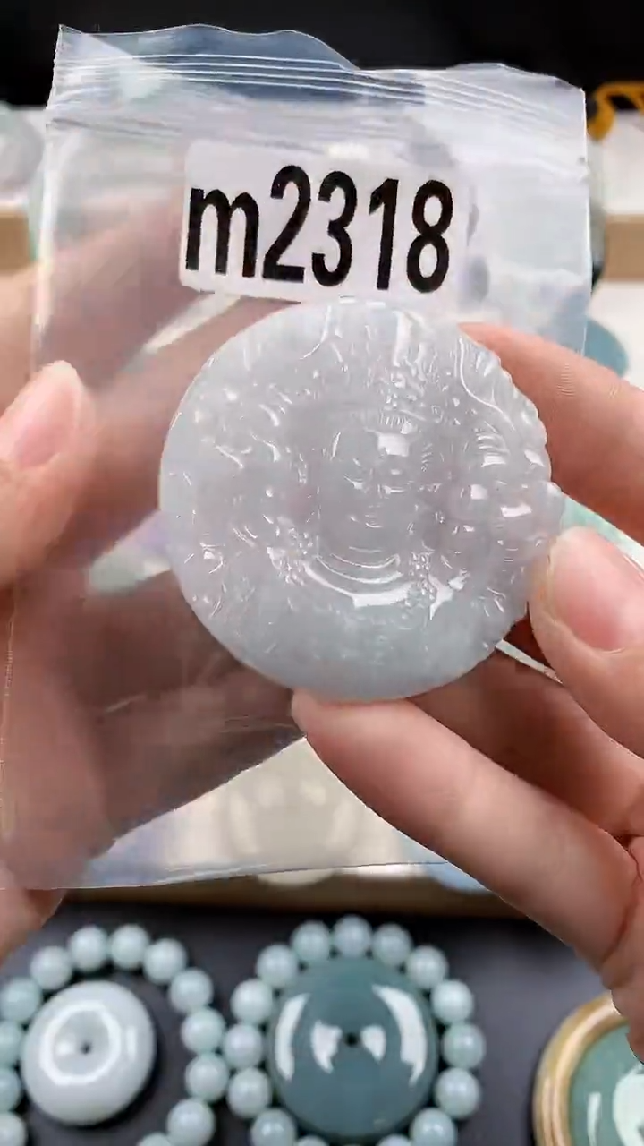 颈饰未镶嵌翡翠天然翡翠吊坠挂件