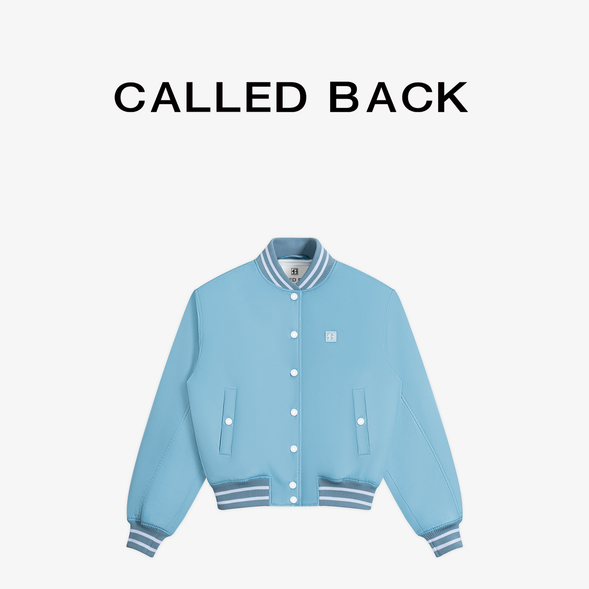 新款蓝色LOGO棒球服242437