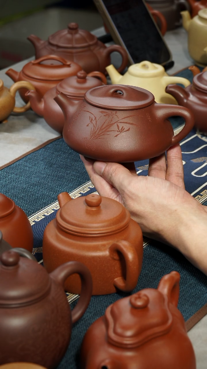 【闪购商品】紫砂茶壶高砂景舟石瓢茶壶