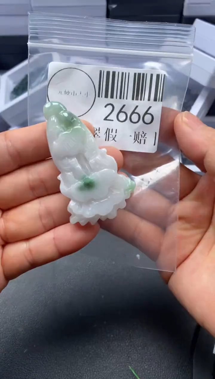 吊坠(不含链)未镶嵌翡翠2666