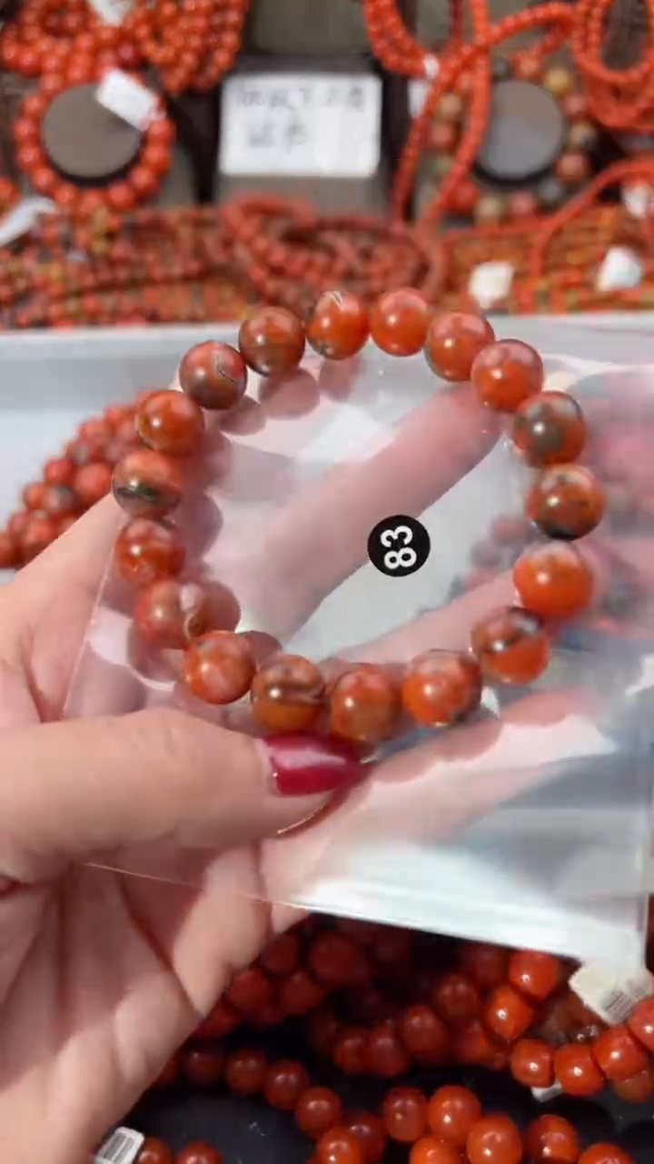 【闪购商品】南红玛瑙手串未镶嵌11