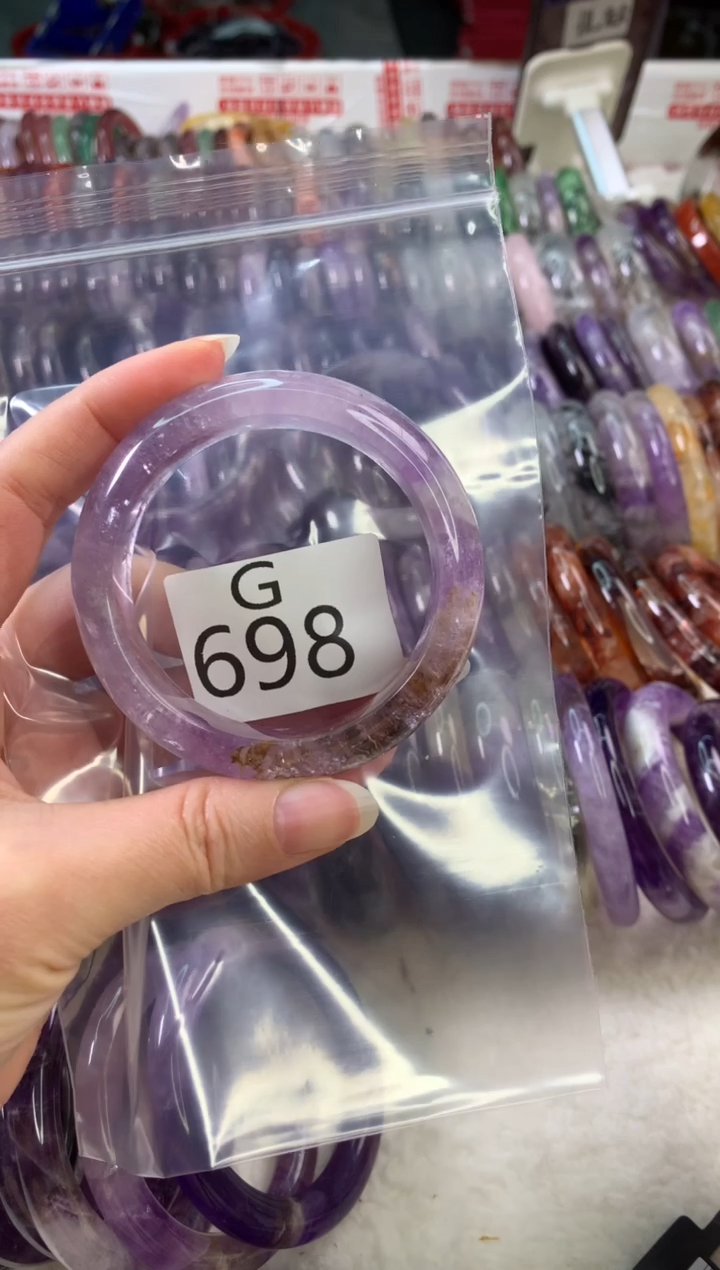 【闪购商品】水晶水晶手镯G未镶嵌698-53