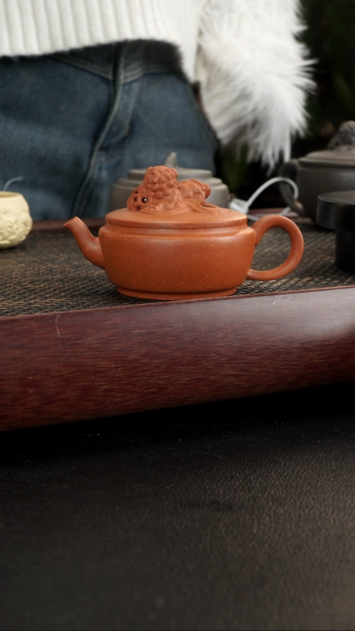 【闪购商品】紫砂茶宠醒狮汉瓦（全手）