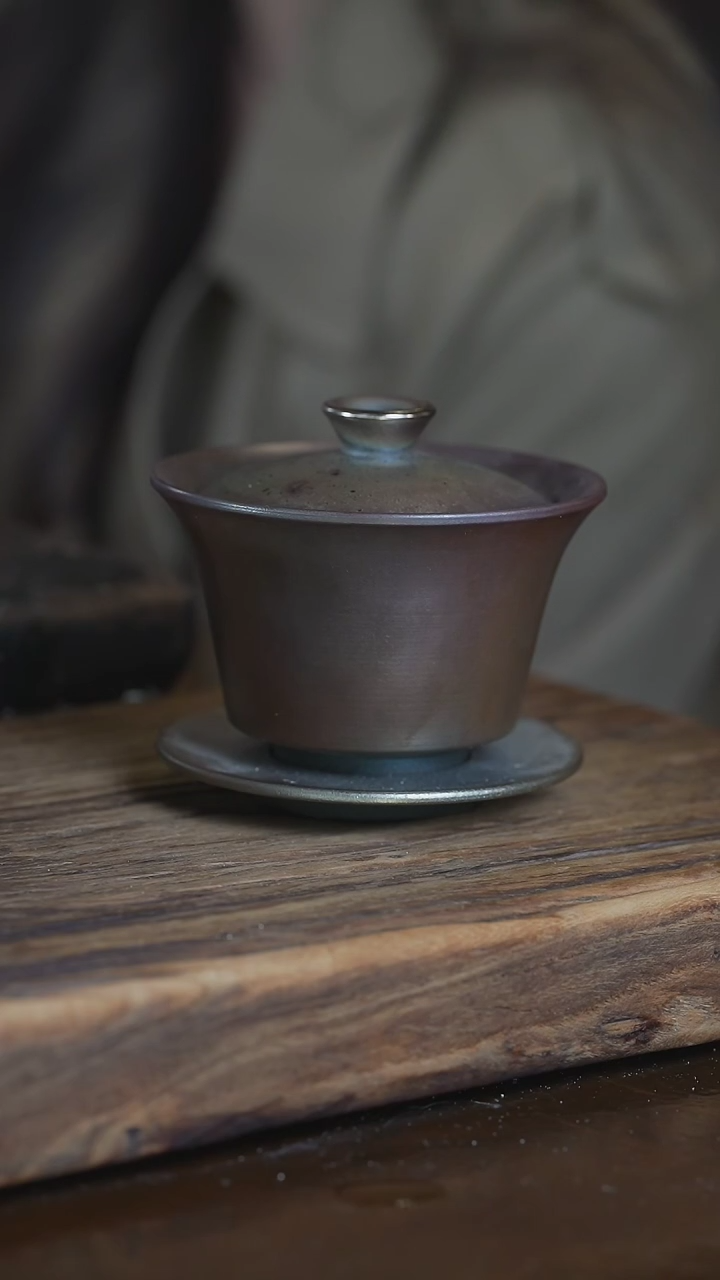 【闪购商品】浪鬼柴烧鬼烧系列三才盖碗