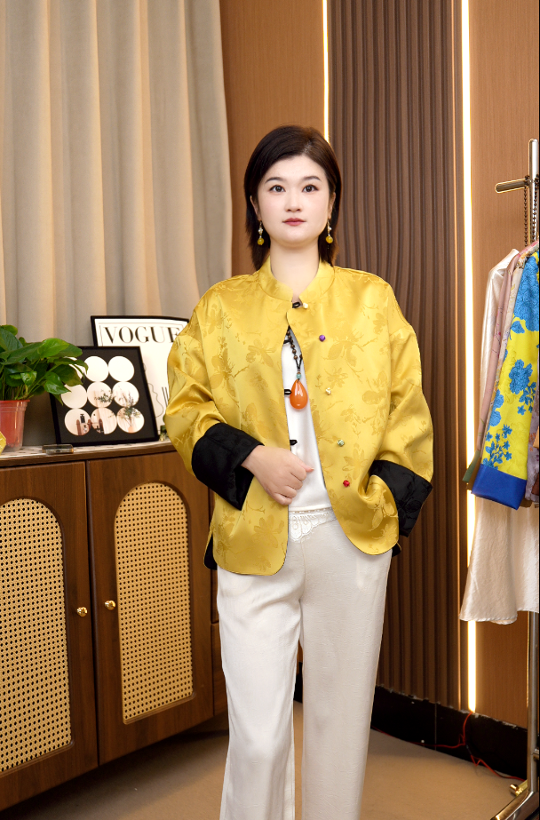 【五色扣】新中式时尚气质女装国风百搭【双面穿】秋季外套