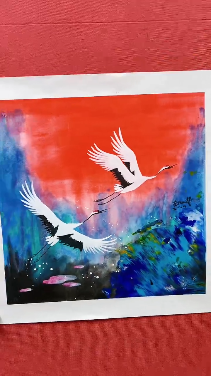 【闪购商品】绘画赵燮绘画2.2平尺仙鹤