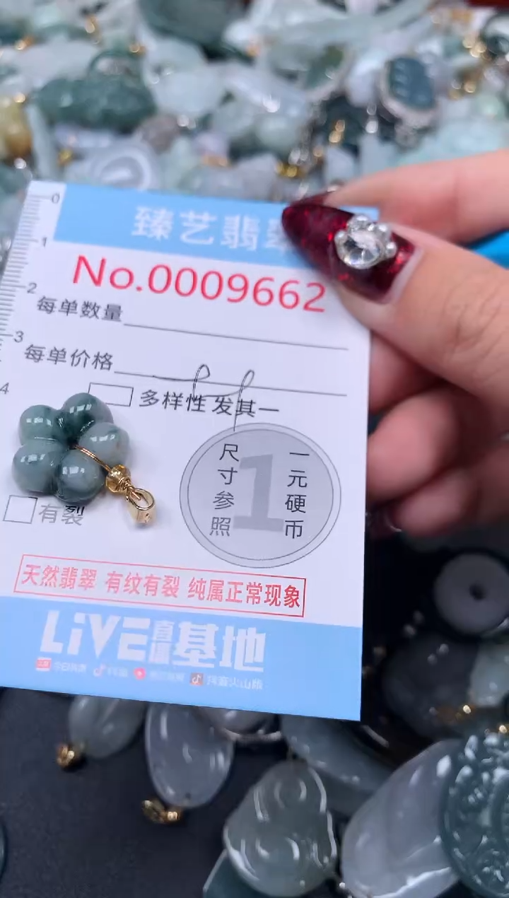 颈饰未镶嵌翡翠9662