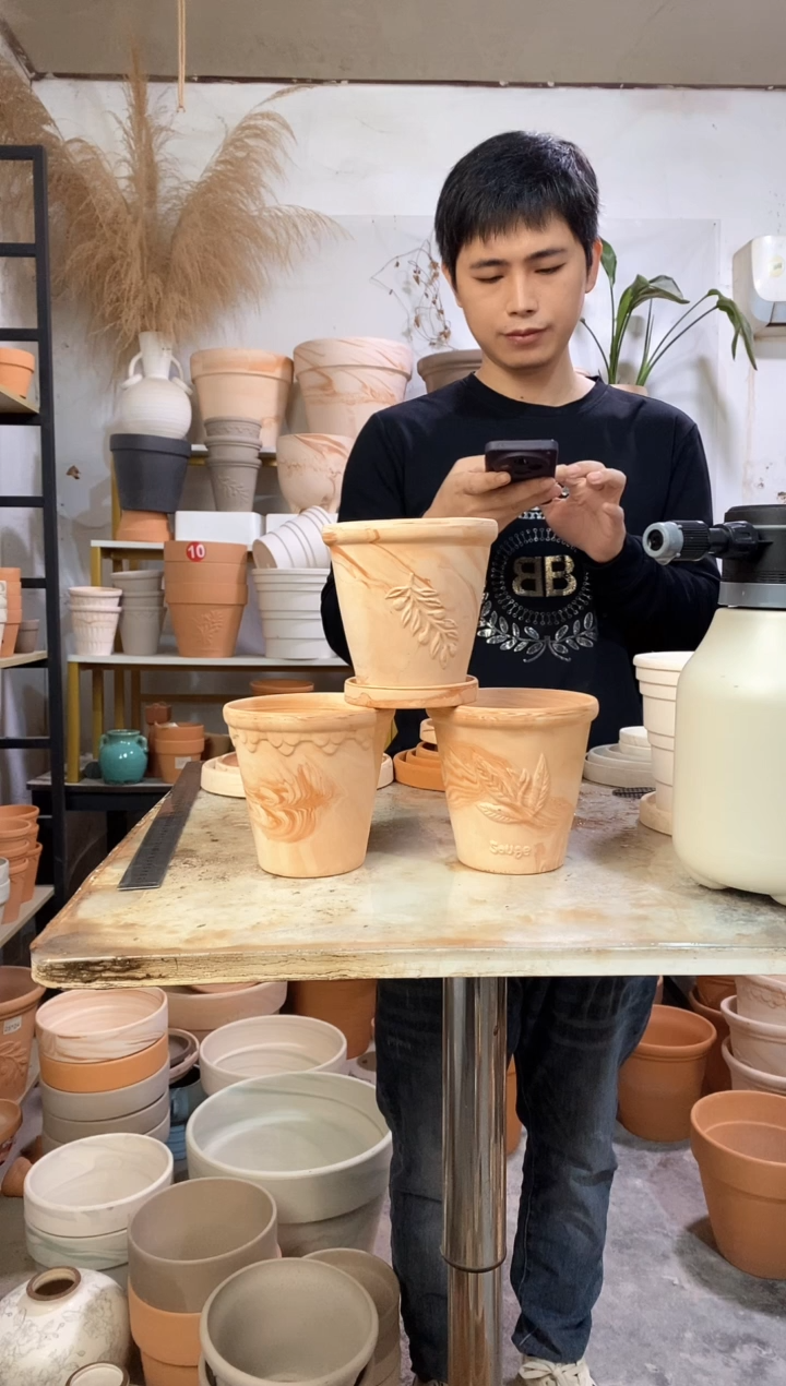 13*13玛奇朵浮雕3图案 3盆3托