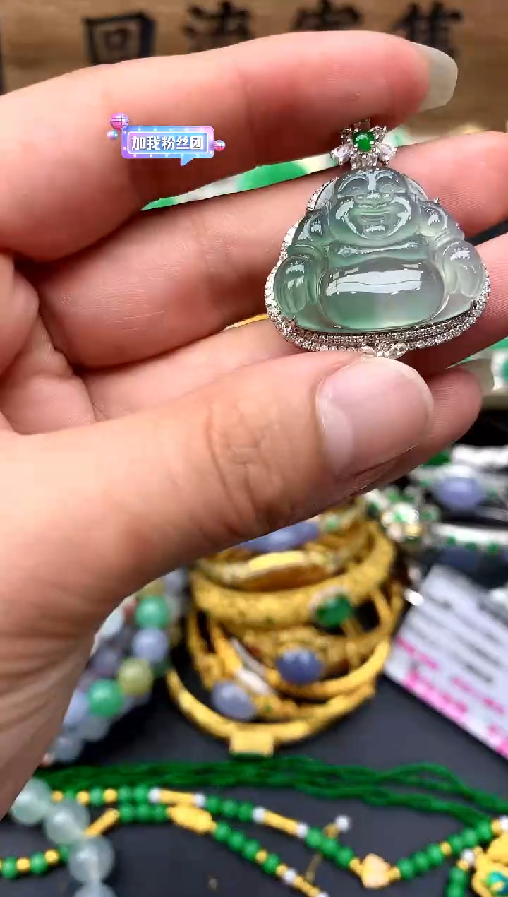 【闪购商品】翡翠颈饰18K金镶嵌488-中国好珍宝