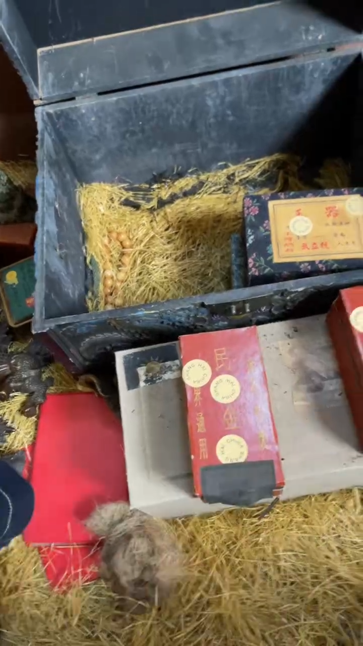 木摆件高端精美小红漆盒完整一件链接