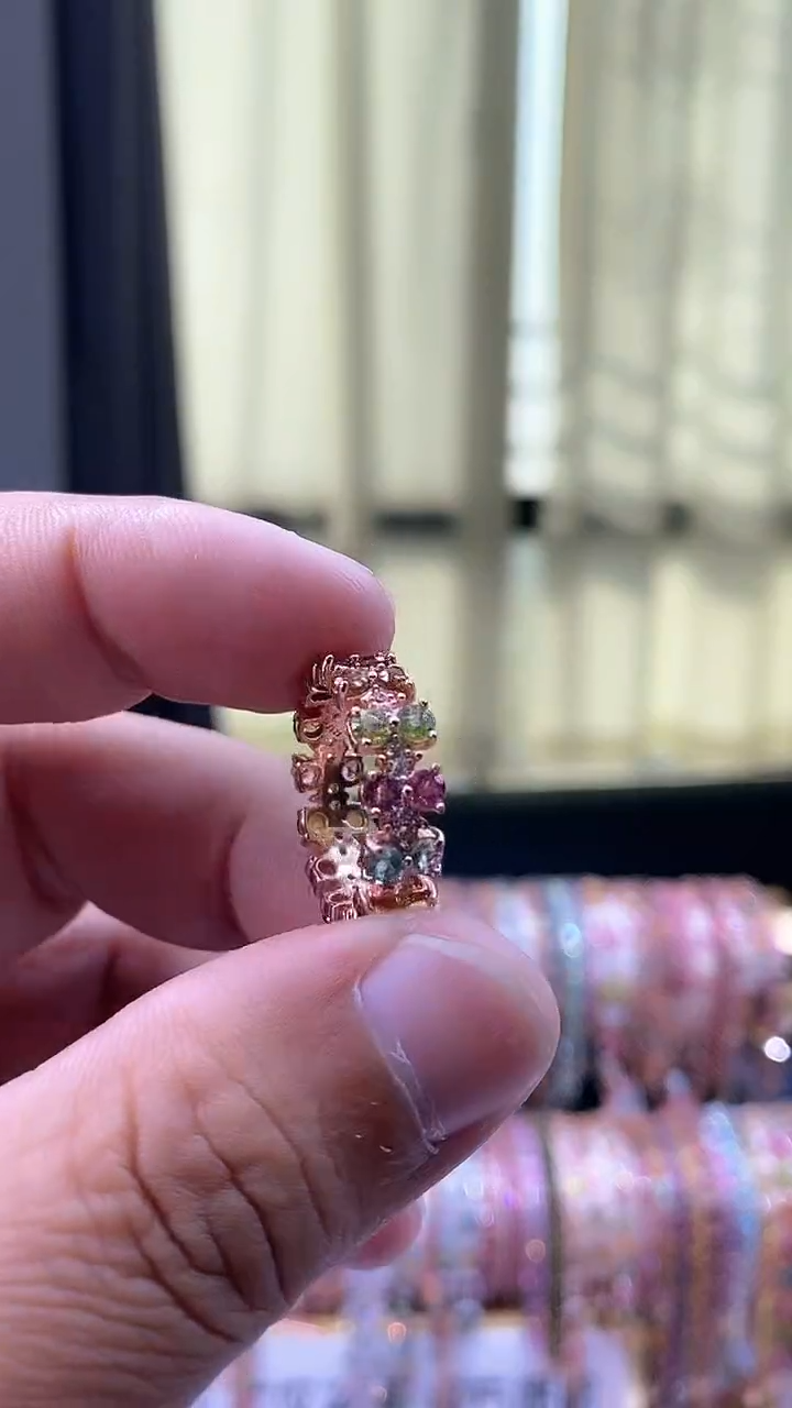 【闪购商品】碧玺戒指银S925镶嵌4354354354354