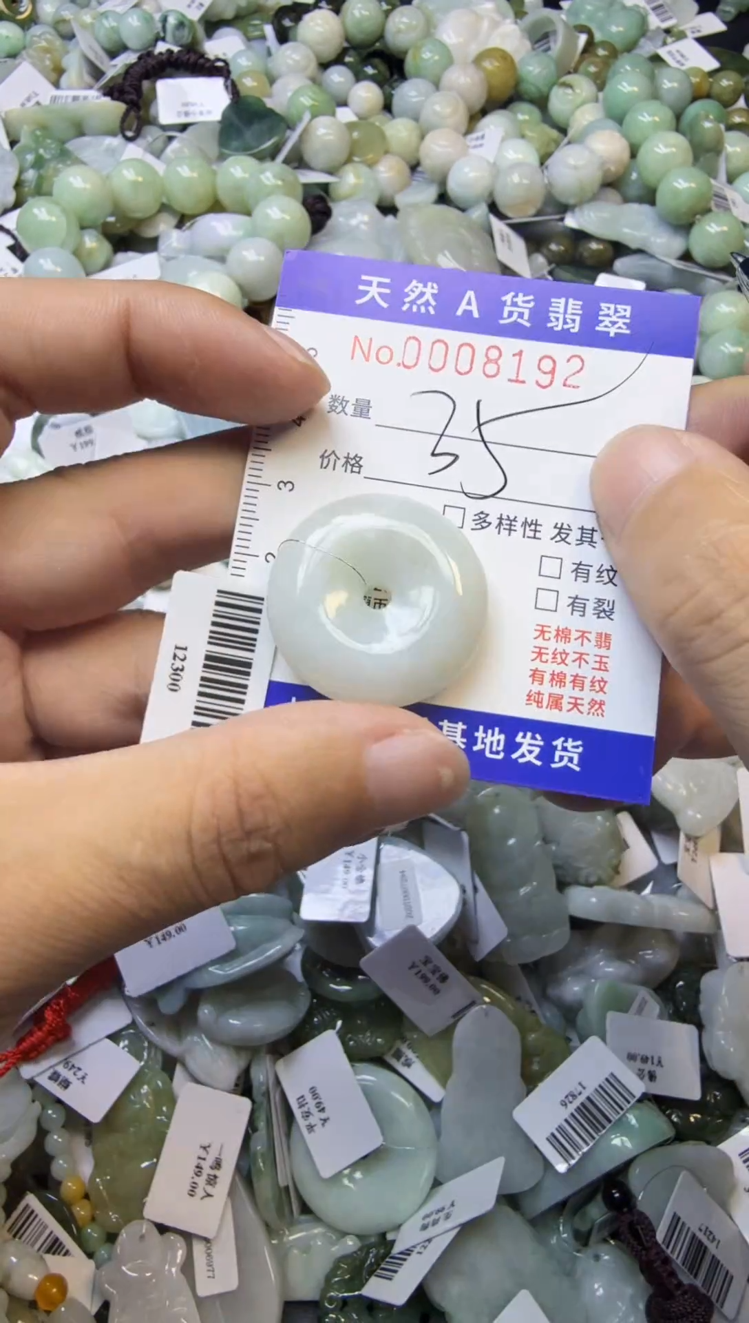【闪购商品】翡翠颈饰未镶嵌00008192