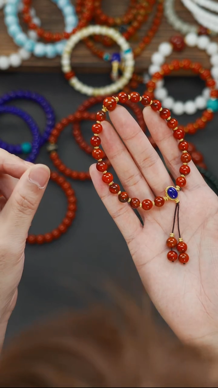 未镶嵌文玩配饰南红玛瑙语*人梵阁精品文玩回血