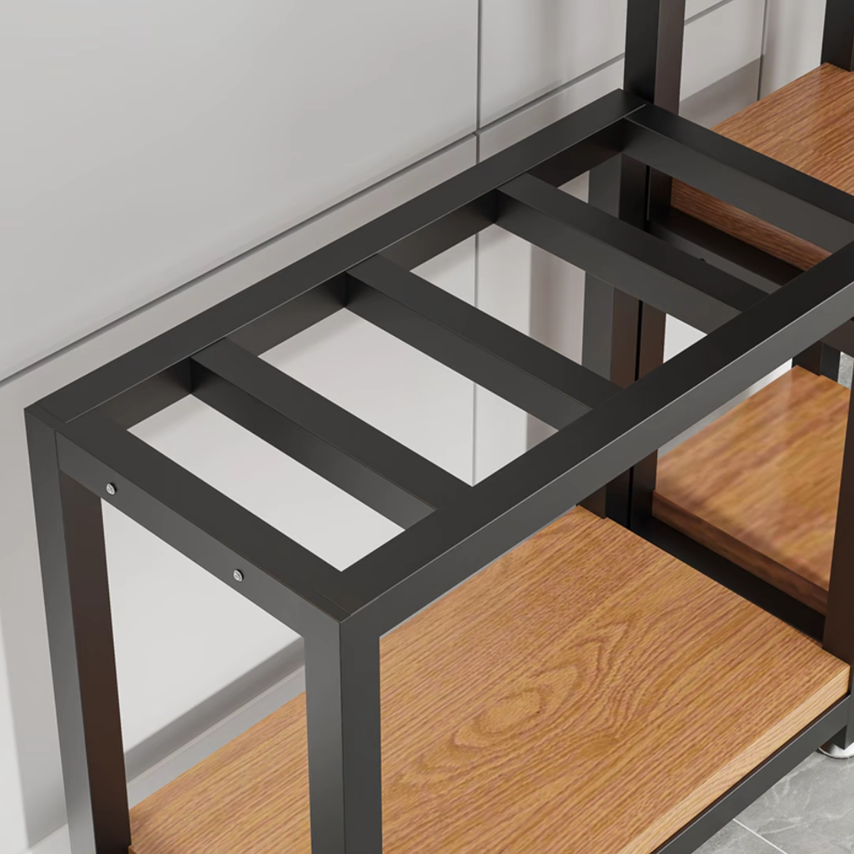 【定制高度】D型L型鱼缸架子鱼缸桌子底柜小型意式风金属铁艺底架子