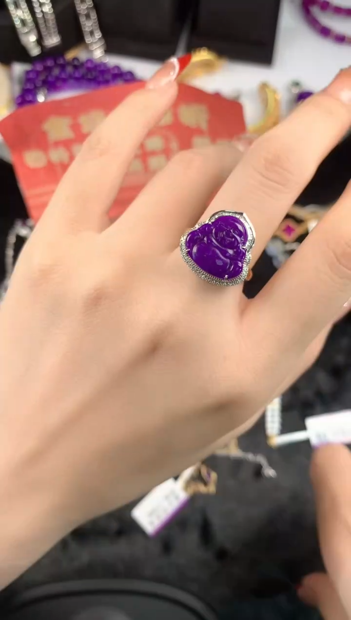 【闪购商品】苏纪石（舒俱来）.18K金镶嵌舒俱来戒指