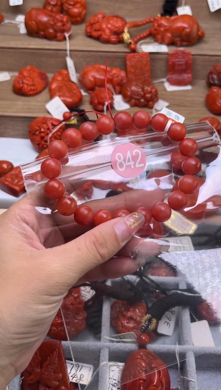 【闪购商品】南红玛瑙珠宝奇石未镶嵌842-10+