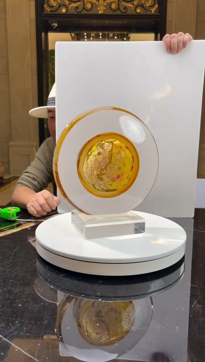 【闪购商品】摆件AJ05156行星+14*16透明底座