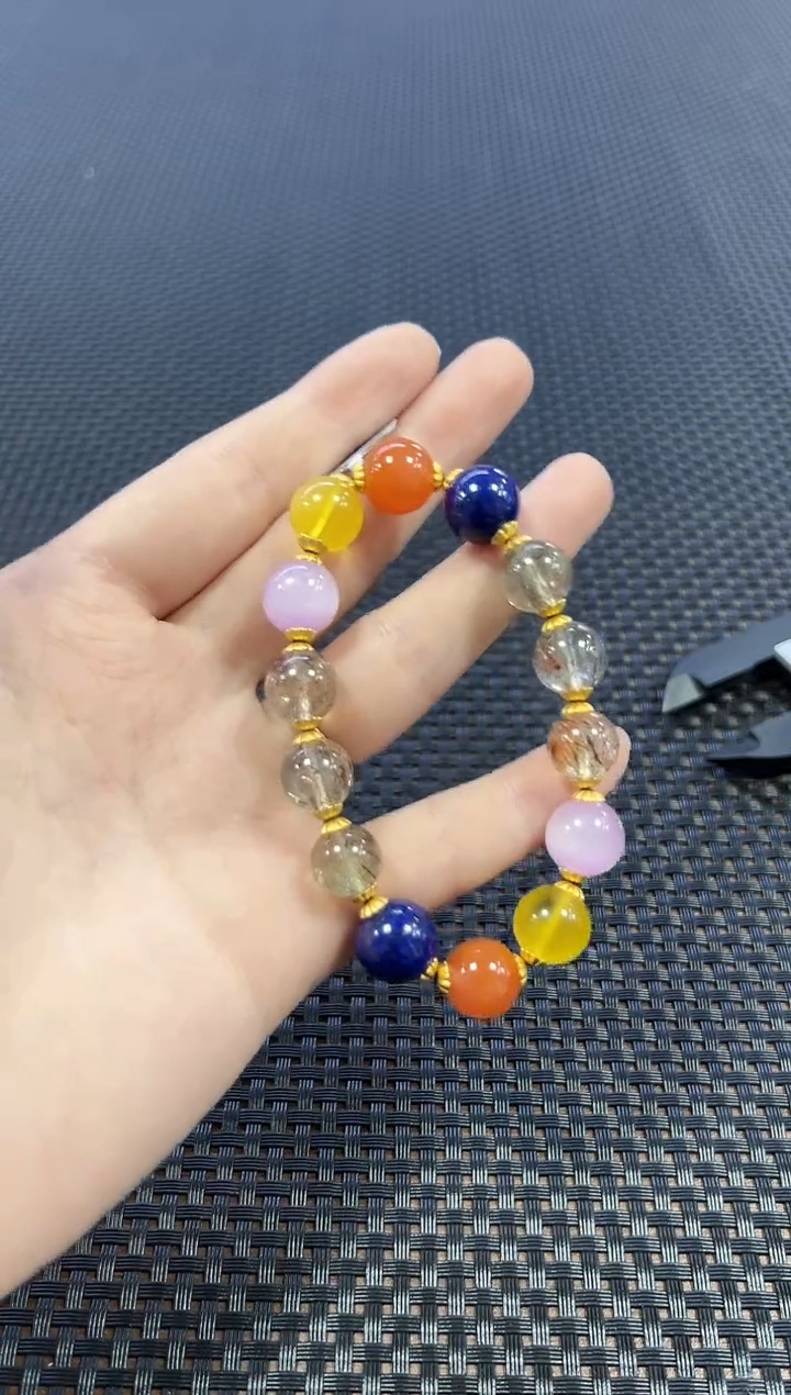 【闪购商品】发晶手串未镶嵌多宝约11mm(多样性发一件）