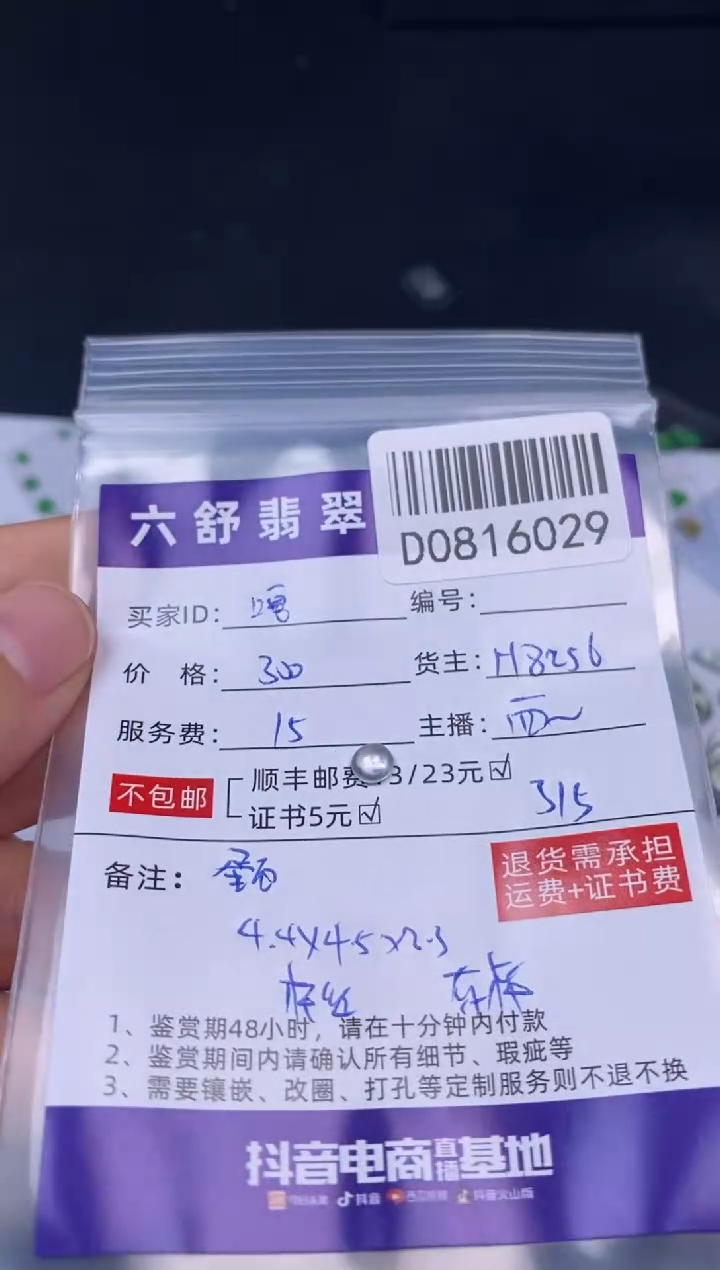 翡翠未镶嵌吊坠(不含链)嘎**古D0816029