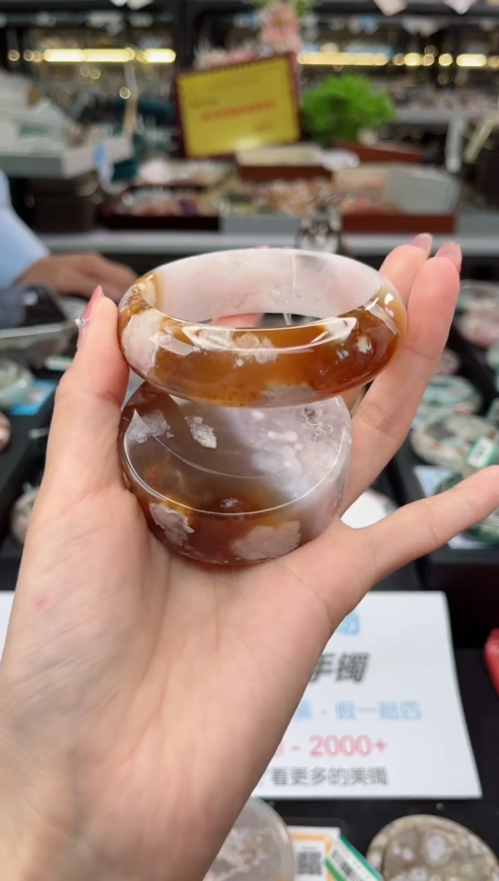 【闪购商品】石英质玉手镯未镶嵌59圈口（赠品镯心）3547534