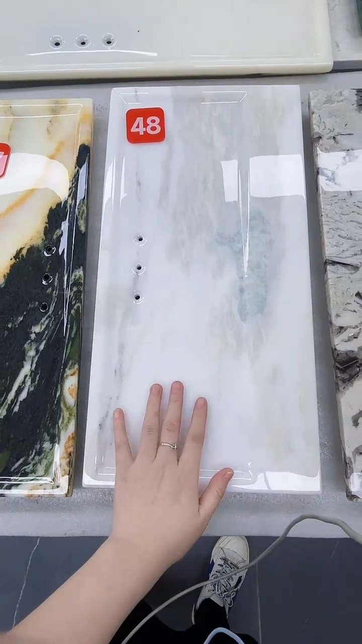 大理石奢石茶盘50*25厘米