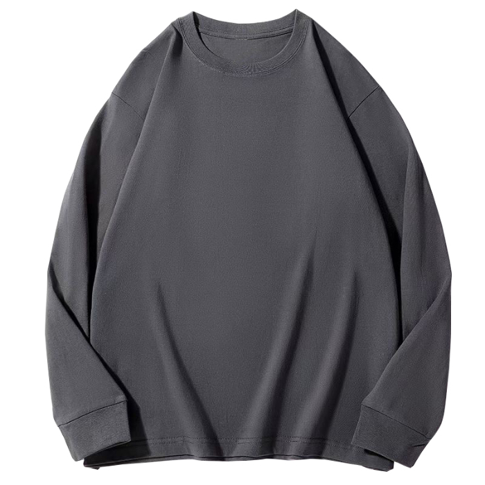 长袖净版圆领常规款时尚情侣T恤休闲印花百搭情侣运动潮流