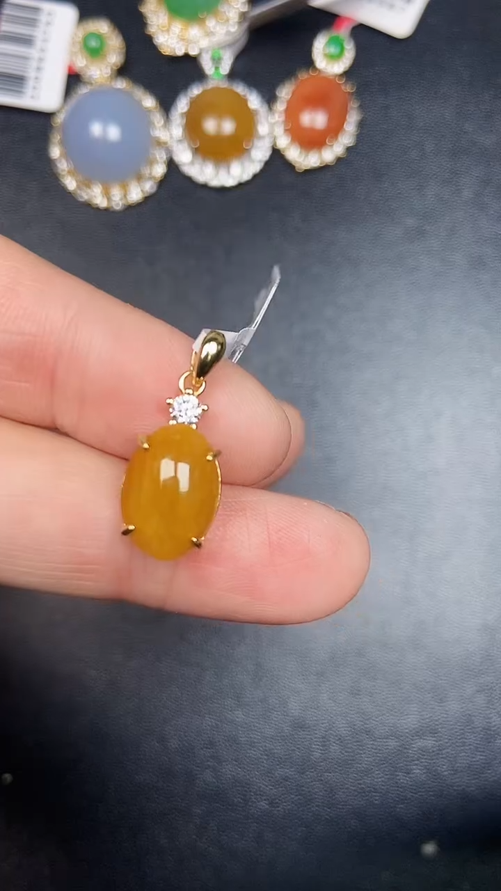 银S925镶嵌戒指翡翠6800