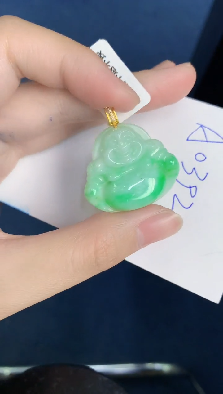 【闪购商品】翡翠颈饰18K金镶嵌000000000