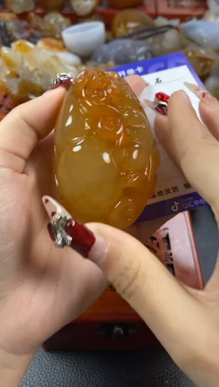 【闪购商品】玛瑙/玉髓手把未镶嵌1