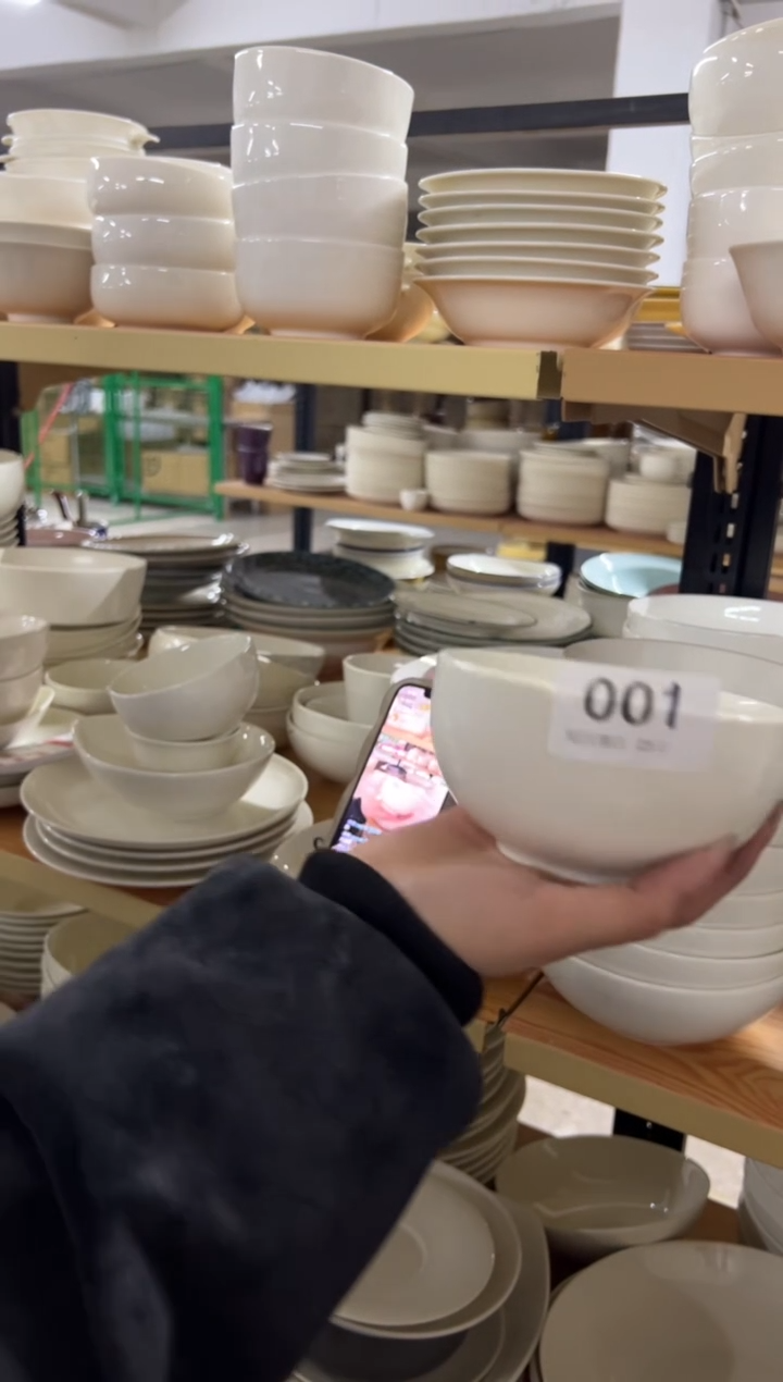 新骨瓷001瑕疵 暖白5寸米饭碗 2只装 