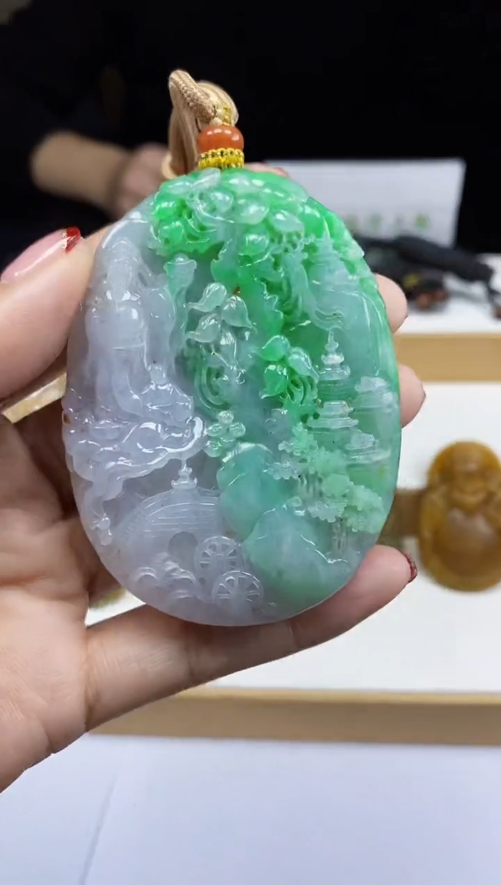 【闪购商品】翡翠颈饰未镶嵌翡翠A货