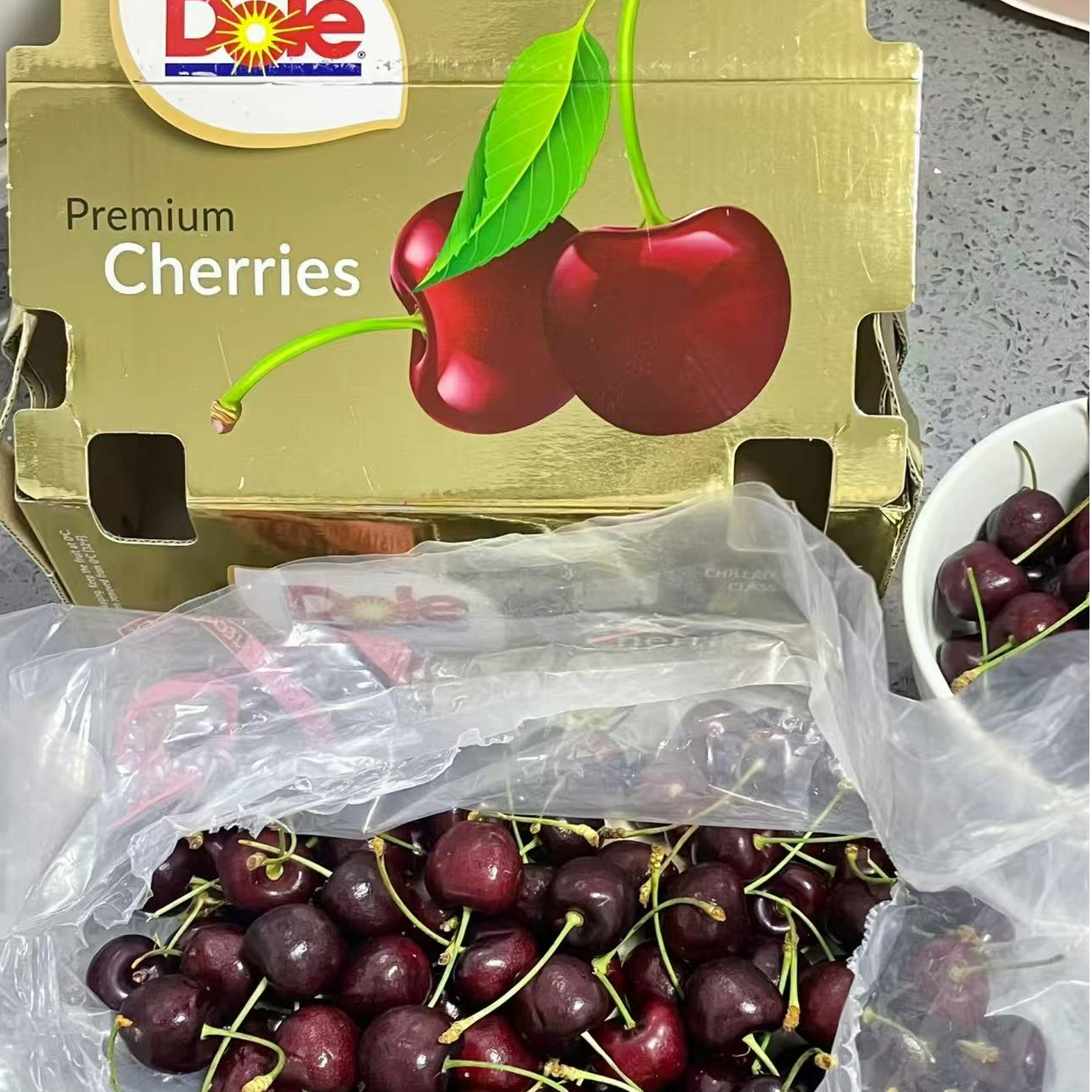 【金都乐4JD】 智利进口车厘子【Santina】 1.6- 5斤原箱 海运   包邮 内附果径卡桑提娜樱桃智利共和国