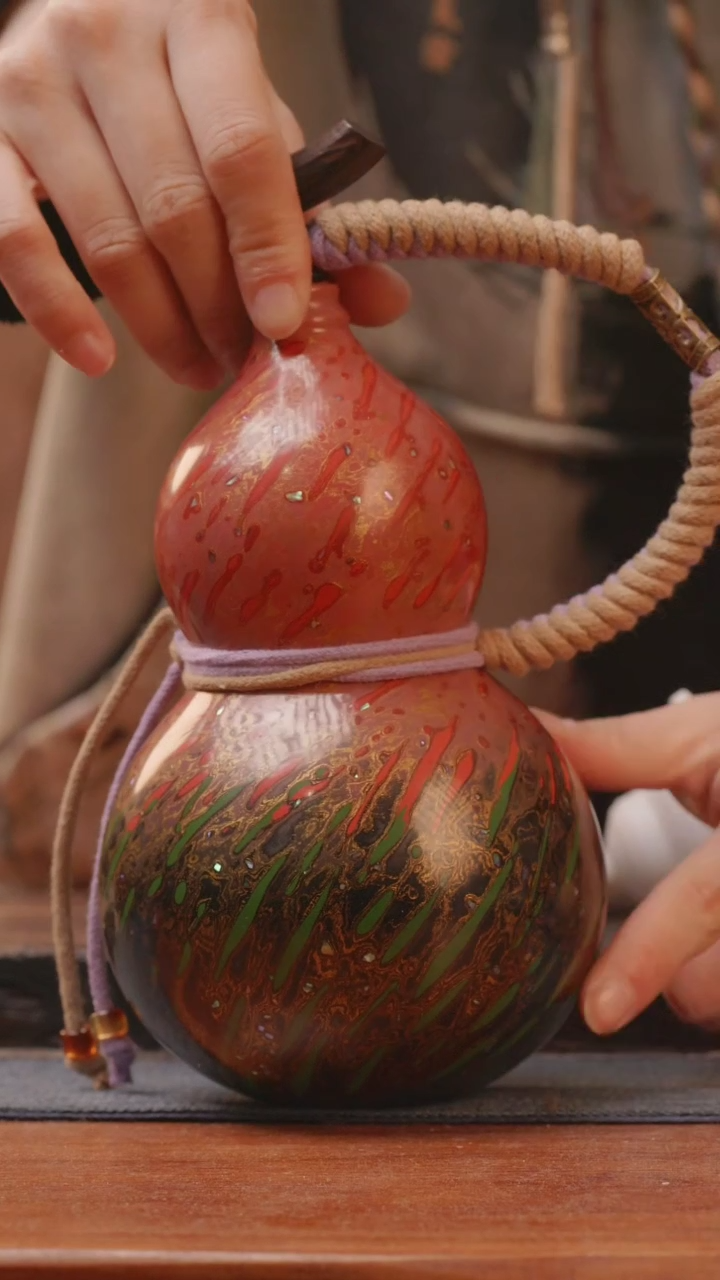 【闪购商品】352号精品大漆葫芦防腐防渗装饮料水茶酒