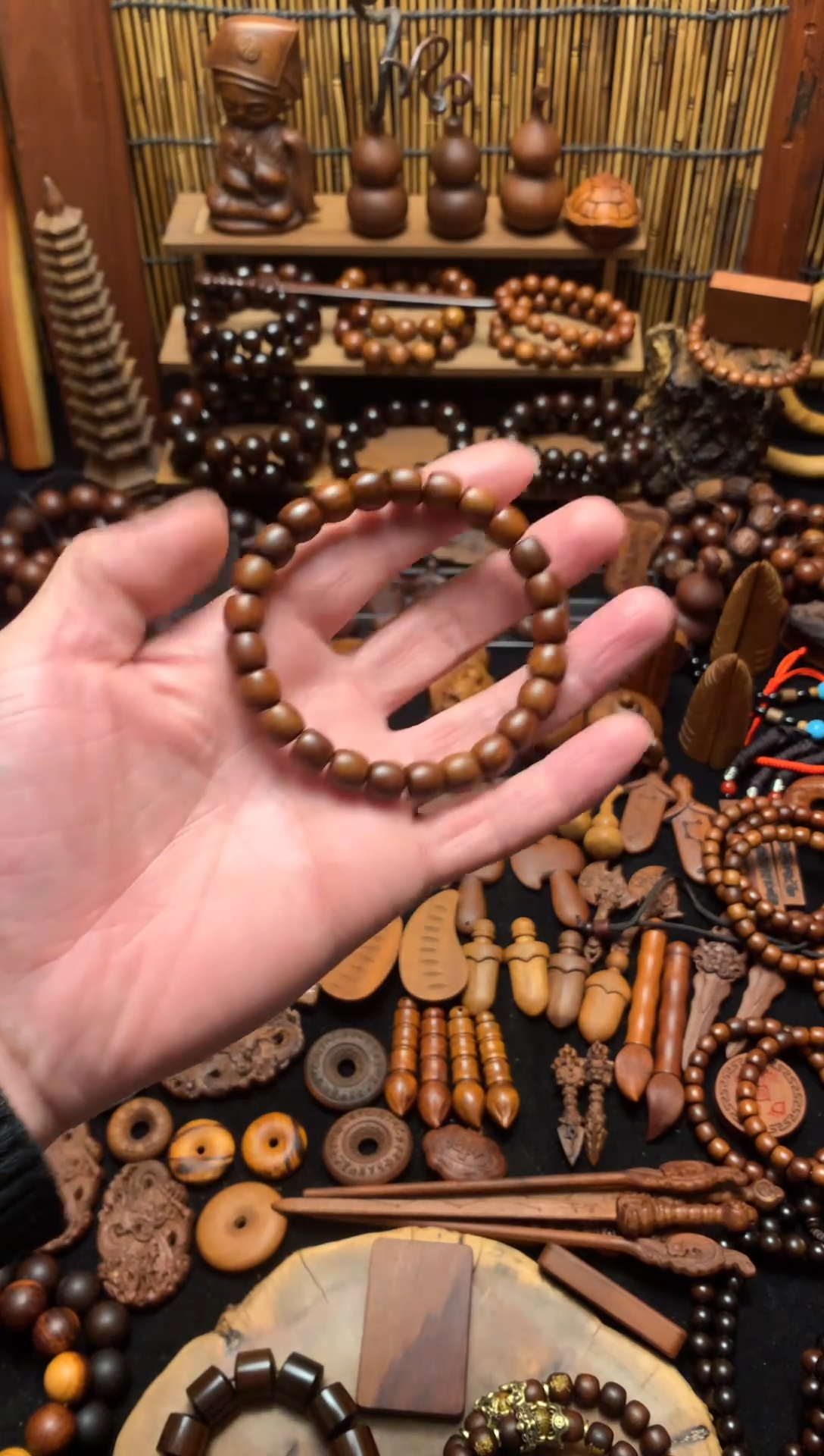 【闪购商品】枣木0.9手串  一物一拍