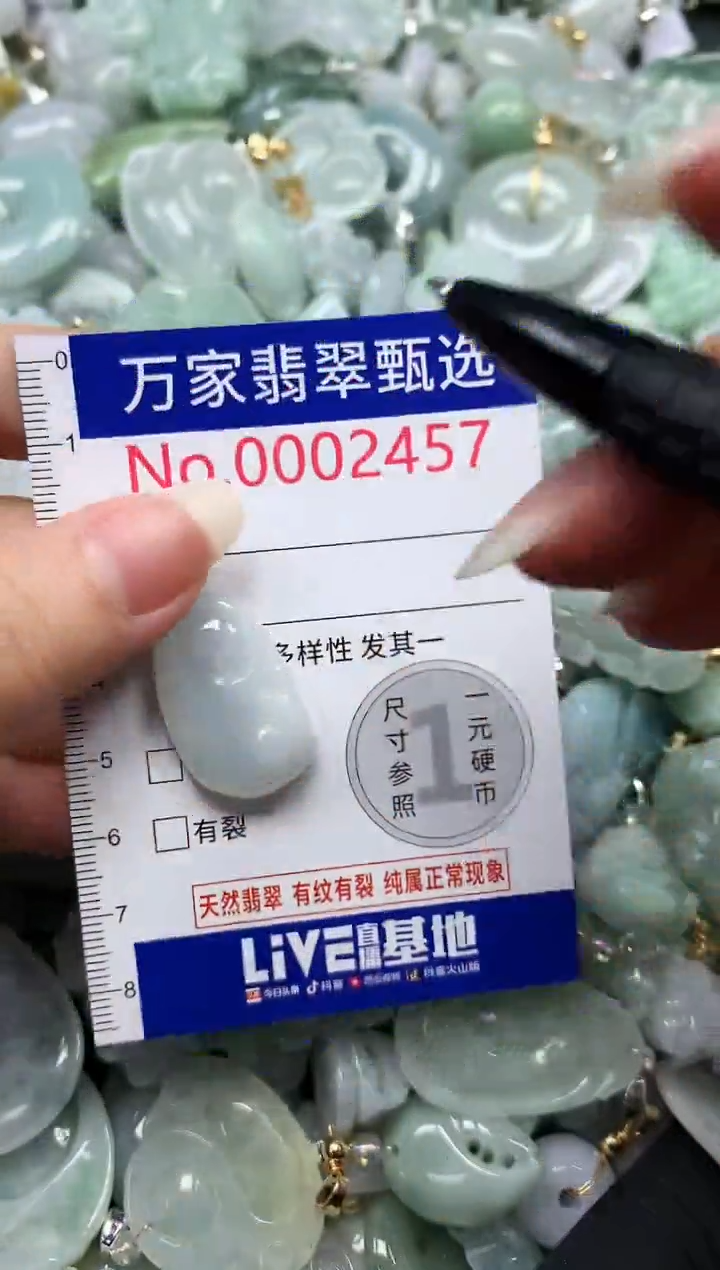 吊坠(不含链)未镶嵌翡翠2457