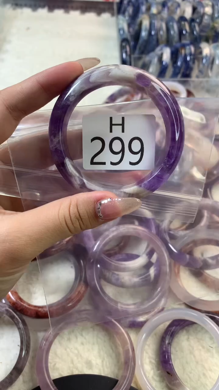 水晶手镯H未镶嵌水晶299-54