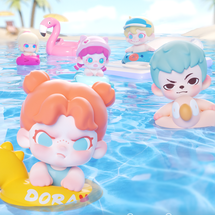 【代拆】TNT泳池派对mi粒系列萌粒盲袋节日礼物