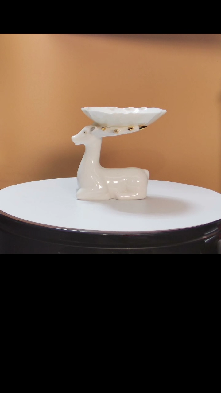 【闪购商品】茶滤一鹿有你白瓷茶滤