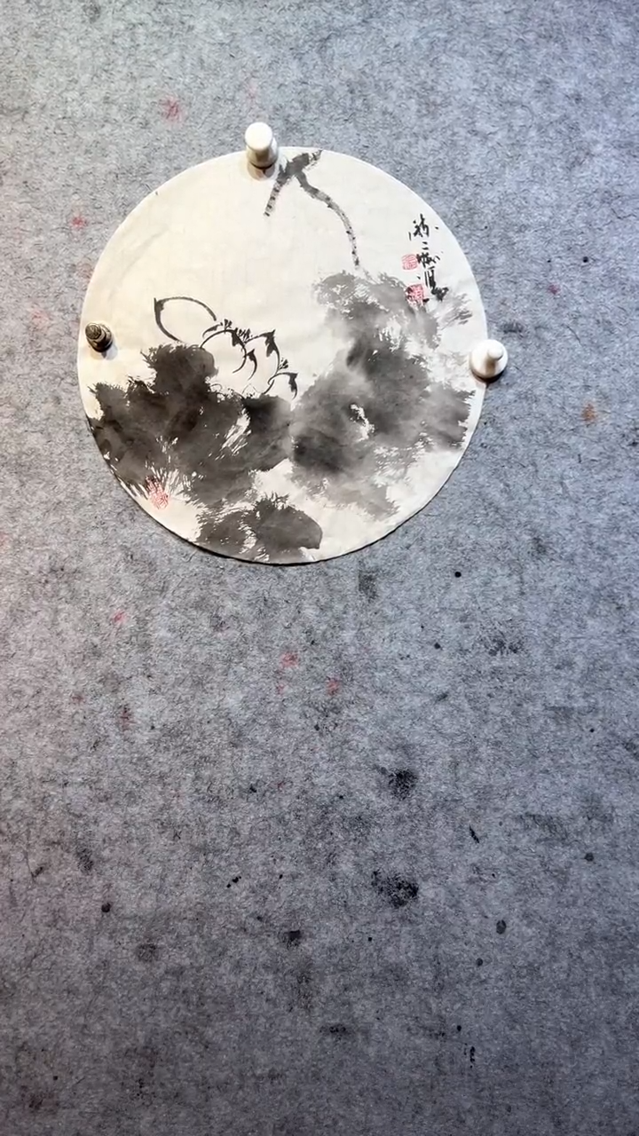 国画一**道张自学水墨国画24