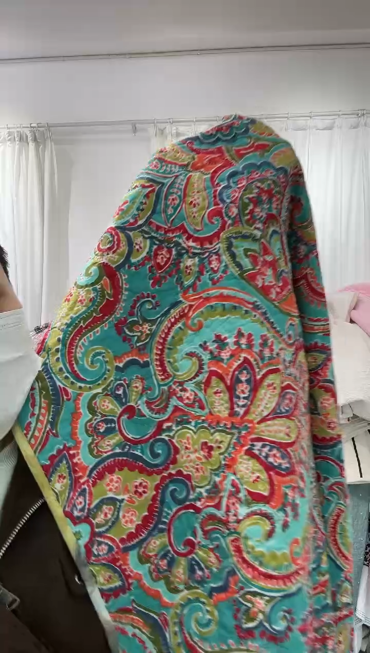 棉130*200纯棉床盖9号微瑕