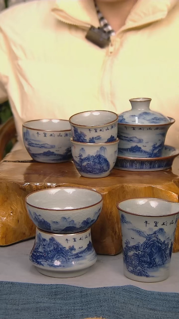 【闪购商品】简装家用款6件套 陶瓷家用茶具系列