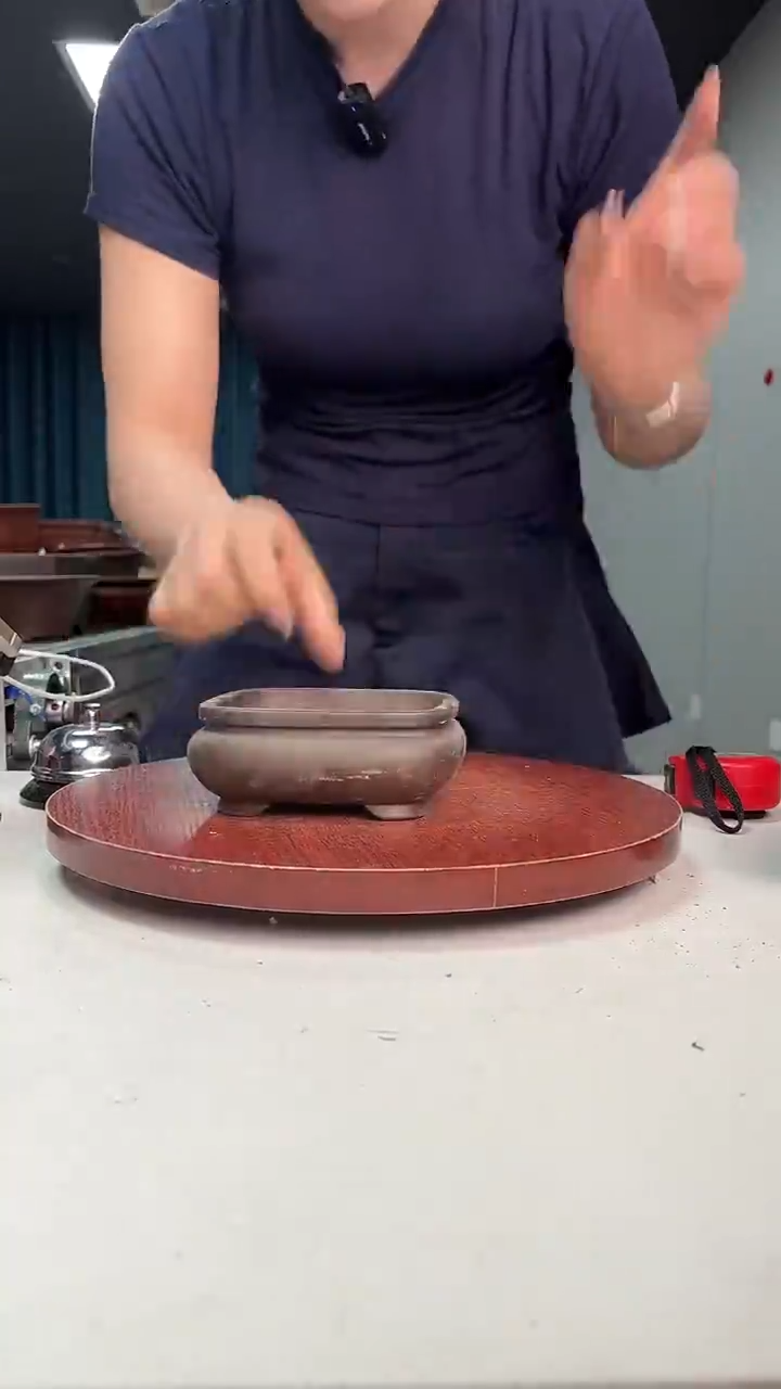 紫砂花盆浅草紫砂花盆