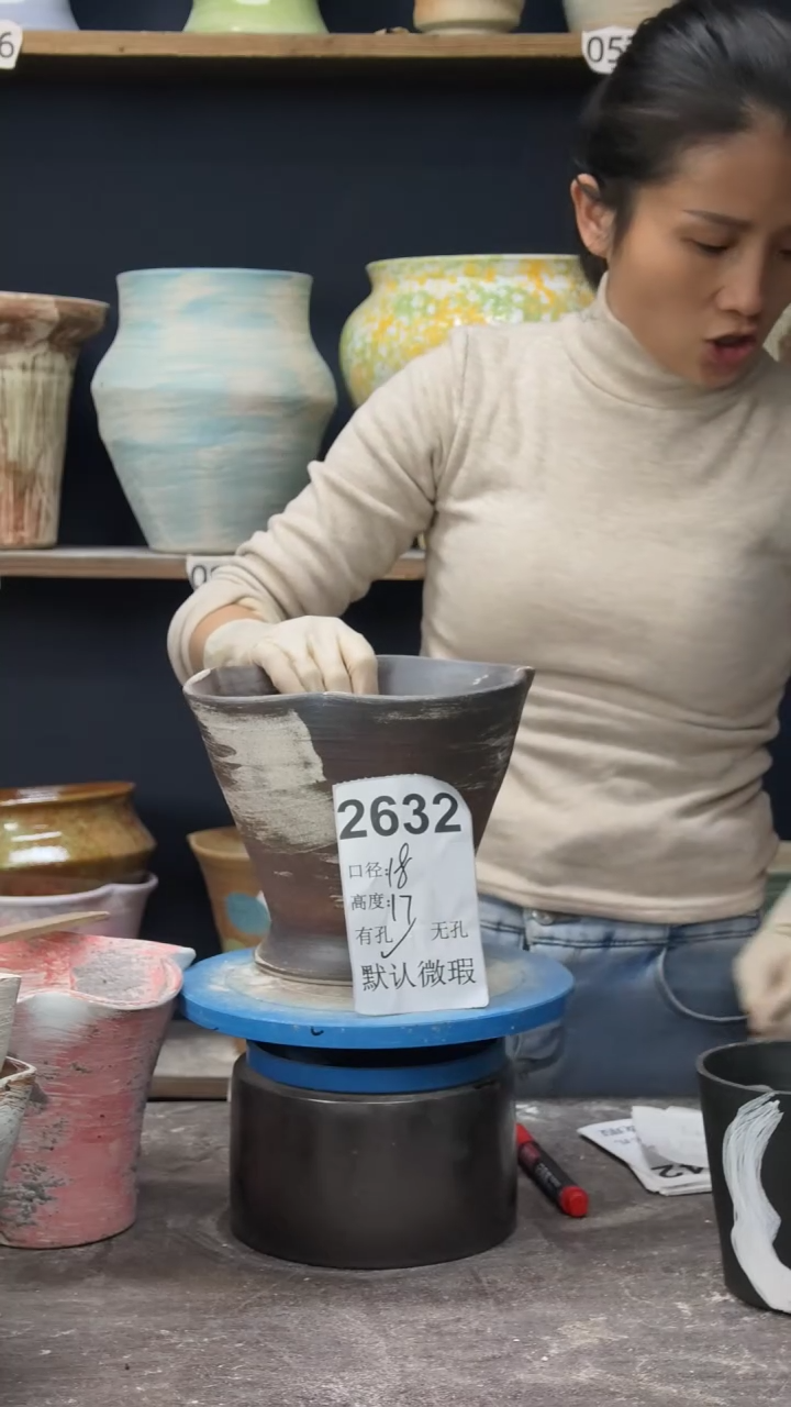 景德镇花盆默认微瑕2632