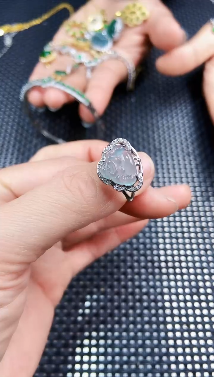 【闪购商品】翡翠戒指未镶嵌1111111111