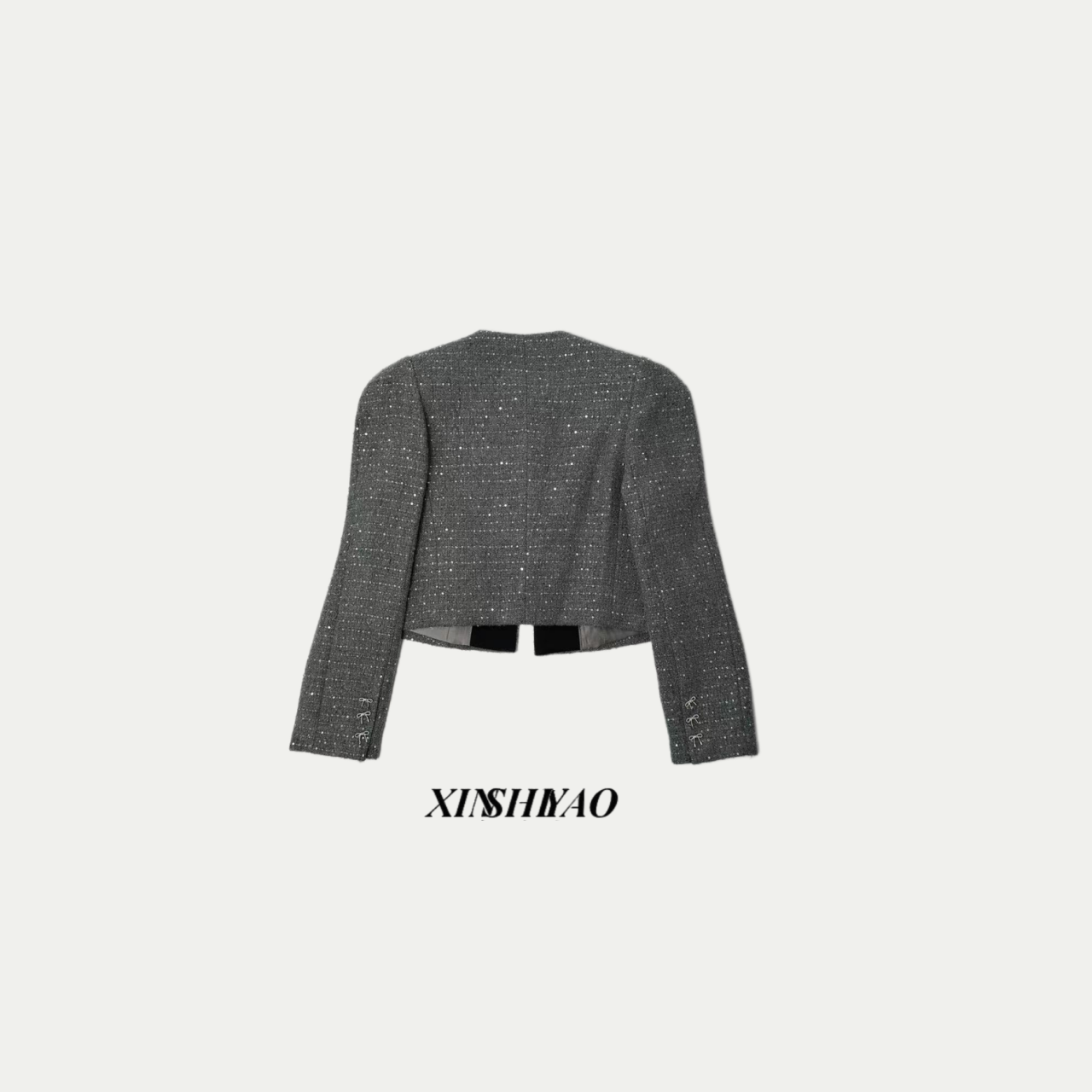 【XSY】蝴蝶结重工香风短外套