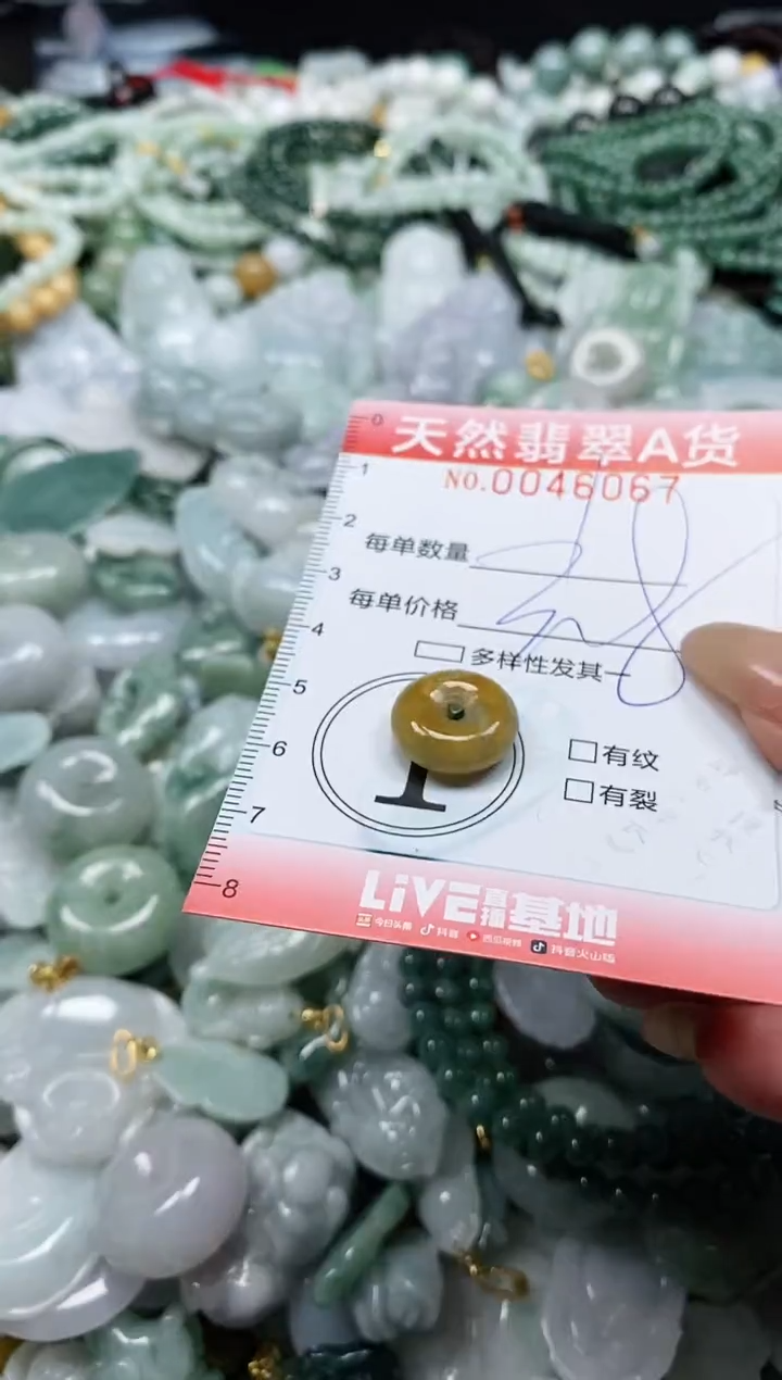 翡翠未镶嵌颈饰闪购0046067