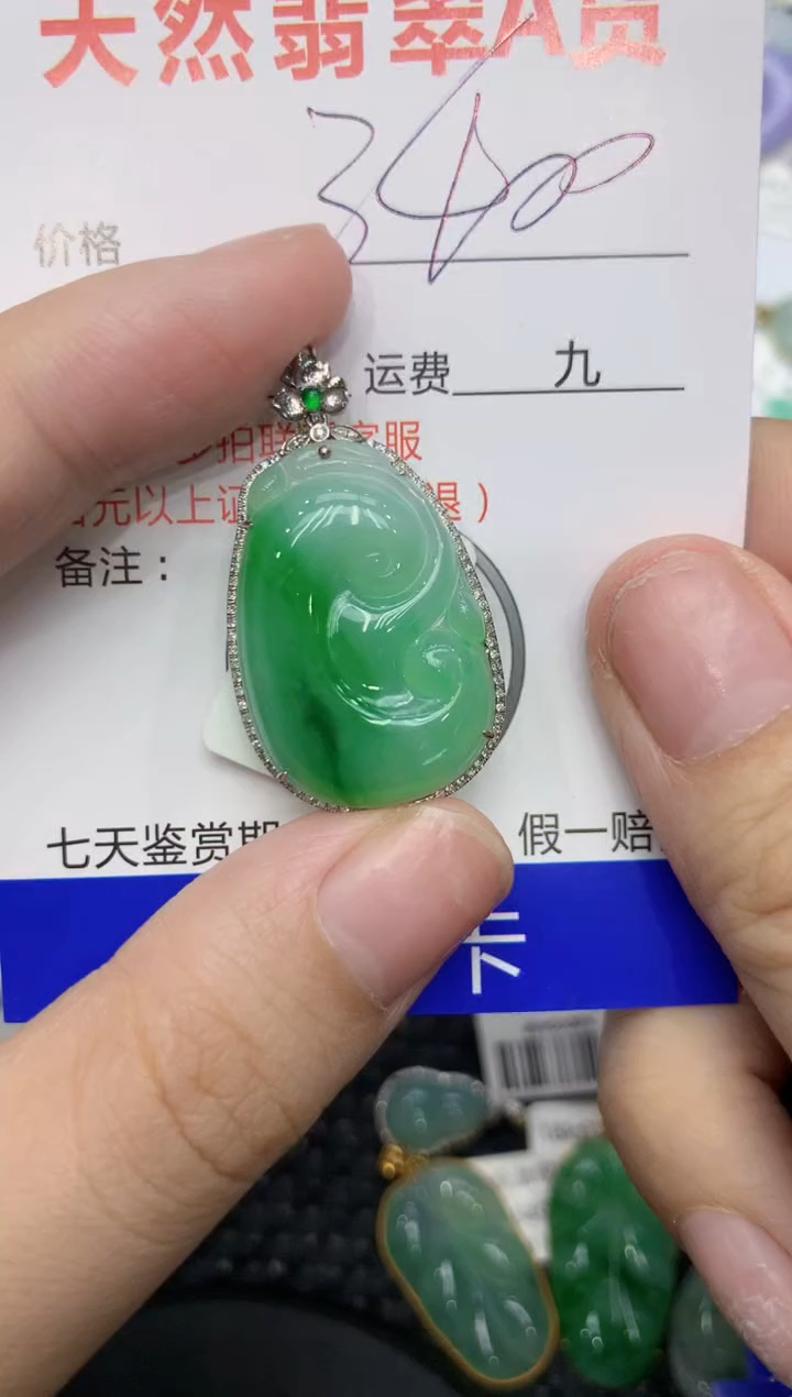【闪购商品】翡翠颈饰18K金镶嵌111111111111