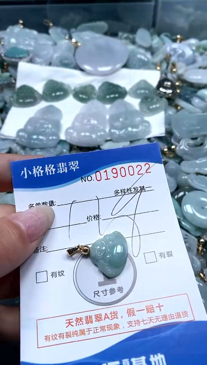 【闪购商品】翡翠颈饰未镶嵌闪购商品0190022