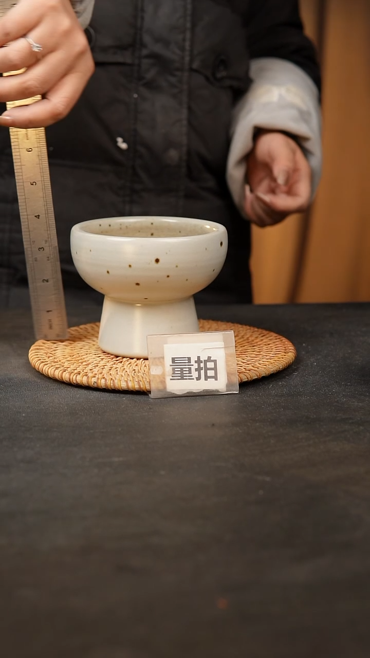 【闪购商品】瓷片泥泥手工花盆口10高9