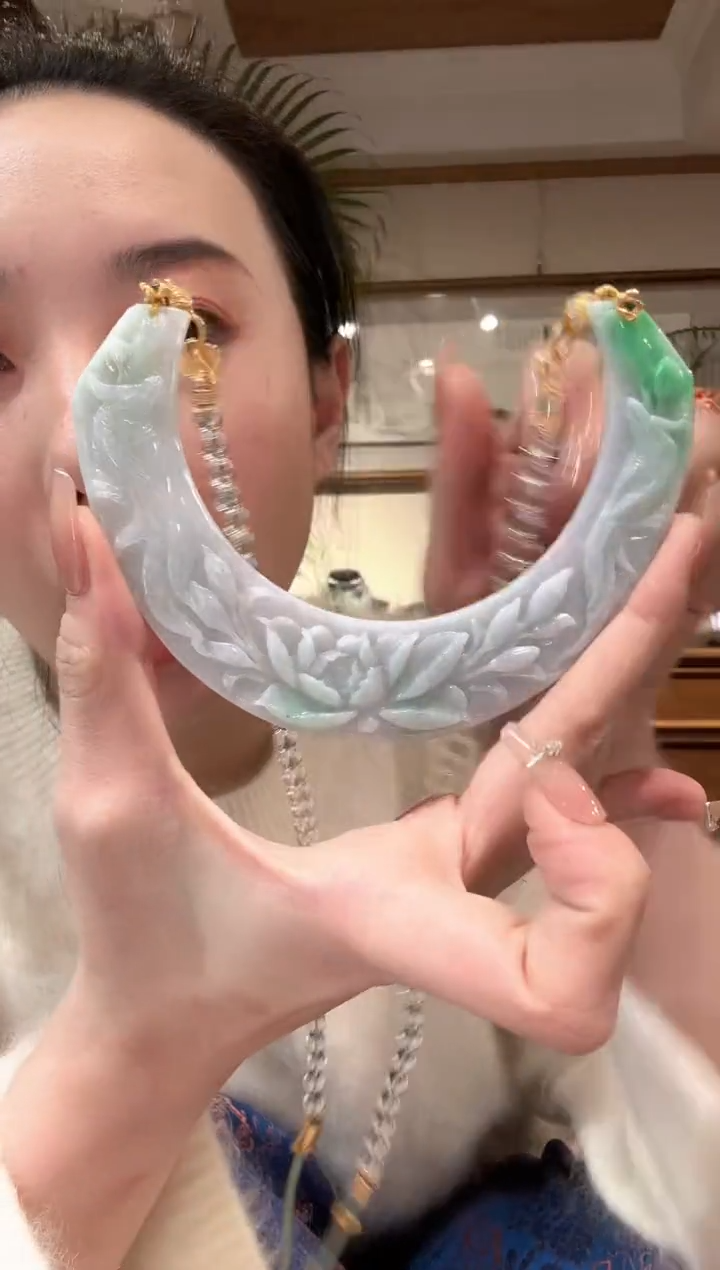 【闪购商品】翡翠颈饰未镶嵌国风